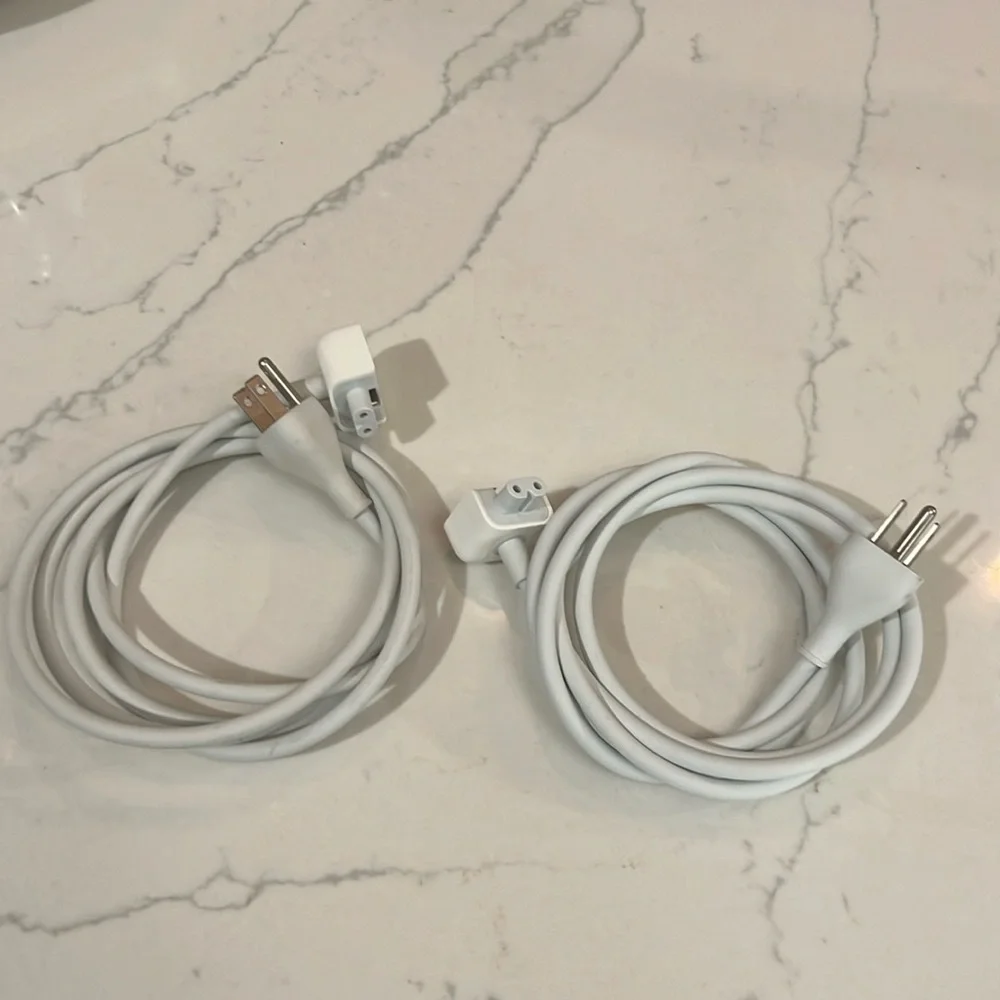 Genuine Apple Power Adapter Extension Cables x 2